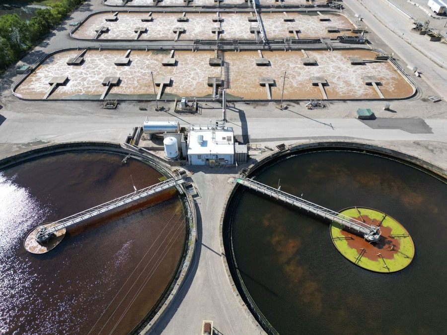 Water Treatment — pneumatic actuator application