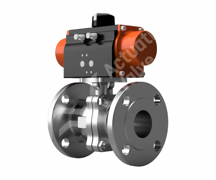 RPX Actuated SS ANSI 150 Flanged Ball Valves